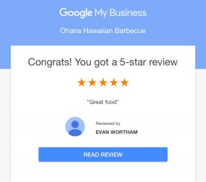 Google 5 stars
