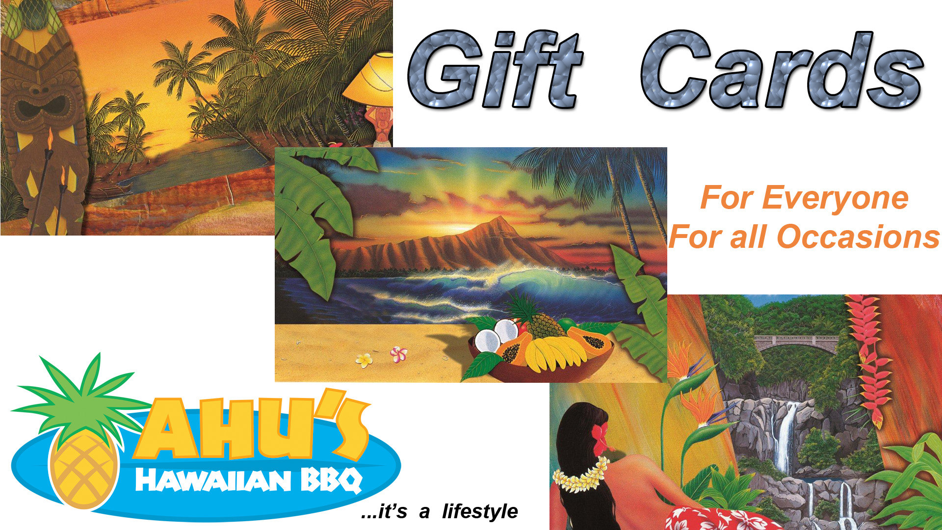 Menu 4 Gift Cards
